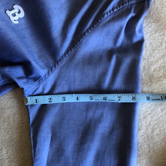 Barney Cool blue chambray shirt with B monogram - Picture 9 of 10